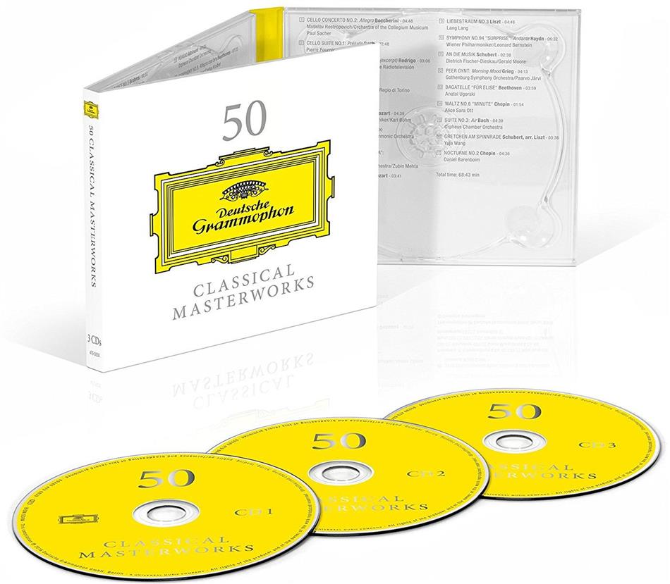 50 Classical Masterworks 3 CDs