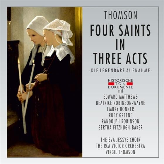 Edward Matthews, Beatrice Robinson-Wayne, Embry Bonner, Abner Dorsey, Virgil Thomson, … - Four Saints In Three Acts - Kurzfassung in englischer Sprache - New York 1947 2 CDs
