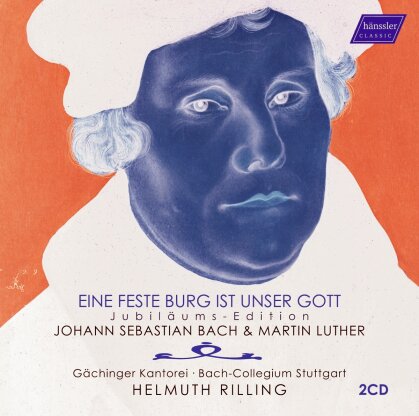 Luther, Johann Sebastian Bach (1685-1750), Helmuth Rilling, Bach Collegium Stuttgart & G&auml;chinger Kantorei Stuttgart - Eine Feste Burg Ist Unser (2 CDs)
