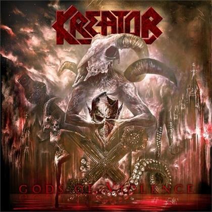 Kreator - Gods Of Violence - Limited Clear Vinyl, Gatefold (Colored, 2 LP)