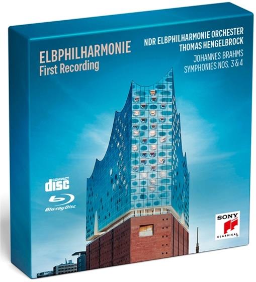 Thomas Hengelbrock, Johannes Brahms (1833-1897) & NDR Elbphilharmonie Orchester - Sinfonien Nr.3 & 4 Deluxe Edition, CD + Blu-ray