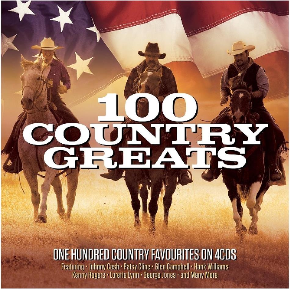 One Hundred Country Favourites - Various - Not Now Records 4 CDs