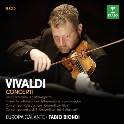 Orchestra Europa Galante, Antonio Vivaldi (1678-1741) & Fabio Biondi - Concerti (9 CD)