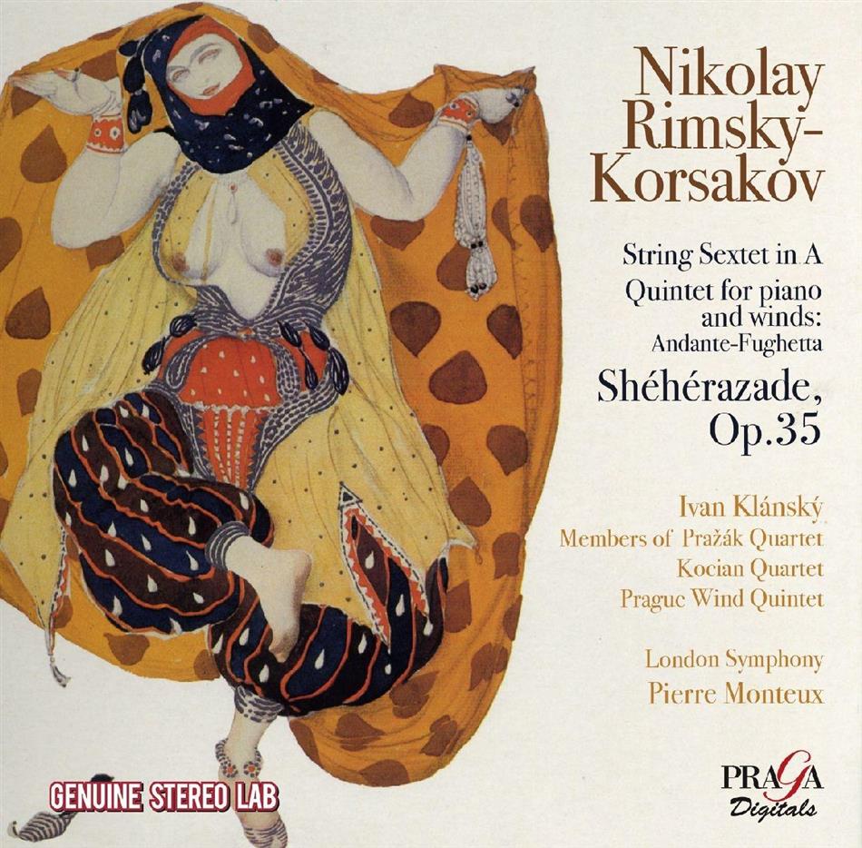 Ivan Klansky, Prazak Quartet/Kocian Quartet, Prague Wind Quintet, Nikolai Rimsky-Korssakoff (1844-1908), Pierre Monteux, … - Sheherazade Op.35 - Streichsextett in A, Quintett Für Klavier Und Bläser
