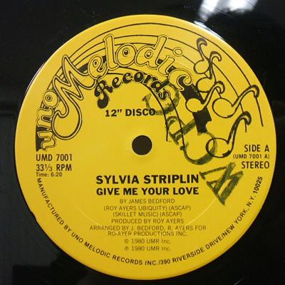 Sylvia Striplin - Give Me Your Love / You Can't Turn Me Away - 7 Inch 7" Single