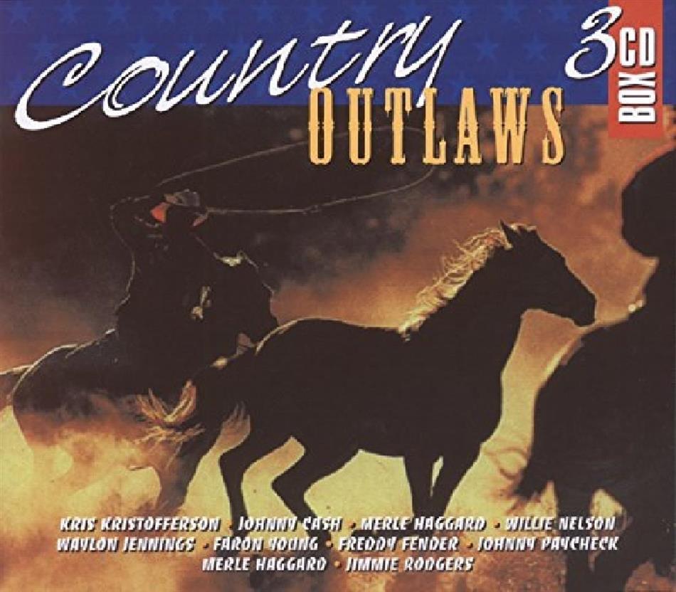 Country Outlaws - Various 3 CDs