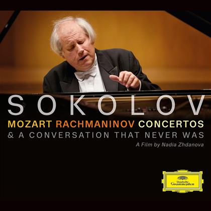 Grigory Sokolov, Wolfgang Amadeus Mozart (1756-1791), Sergej Rachmaninoff (1873-1943), Trevor Pinnock, &hellip; - Concertos / A Conversation That Never Was (CD + DVD)
