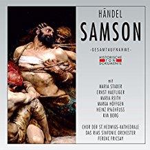 Maria Stader, Ernst Haefliger, Marga Höffgen, Georg Friedrich Händel (1685-1759), Ferenc Fricsay, … - Samson - Aufnahme 1955 2 CDs