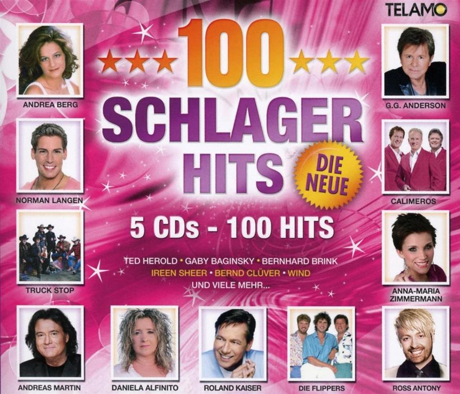 100 Schlager Hits - Various - Die Neue 5 CDs