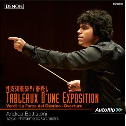 Modest Mussorgsky (1839-1881), Maurice Ravel (1875-1937), Giuseppe Verdi (1813-1901), Andrea Battistoni & Tokyo Philharmonic Orchestra - Tableaux D'une Expostion, La Forza del Destino - Overture (SACD)