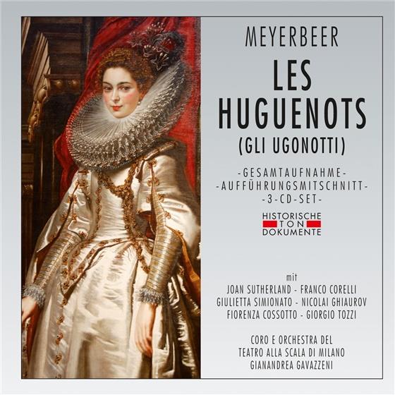 Franco Corelli, Dame Joan Sutherland, Giulietta Simionato, Nicolai Ghiaurov, Giorgio Tozzi, … - Les Huguenots (Gli Ugonotti) - Milano Juni 1962 3 CD