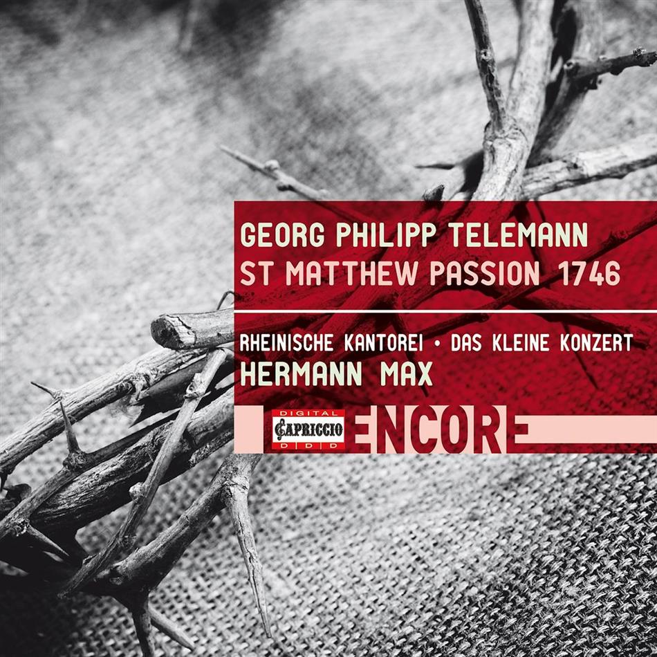 Hermann Max, Rheinische Kantorei & Georg Philipp Telemann (1681-1767) - St Matthew Passion 1746
