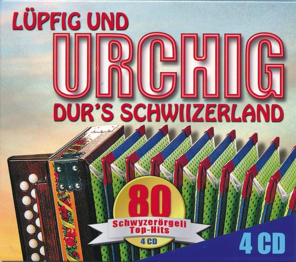 Lüpfig Und Urchig Dur's Schwiizerland - Various 4 CDs
