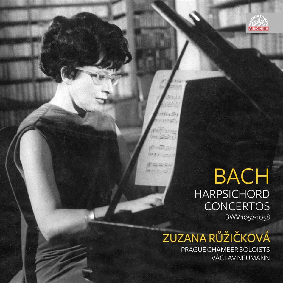 Prague Chamber Soloist, Johann Sebastian Bach (1685-1750), Václav Neumann & Zuzana Ruzickova - Harpsichord Concertos 2 CDs