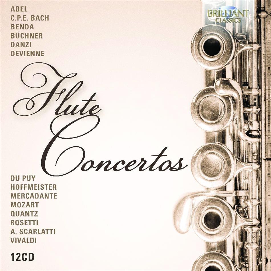 Flute Concertos - Various - Brilliant Classics Box 12 CDs