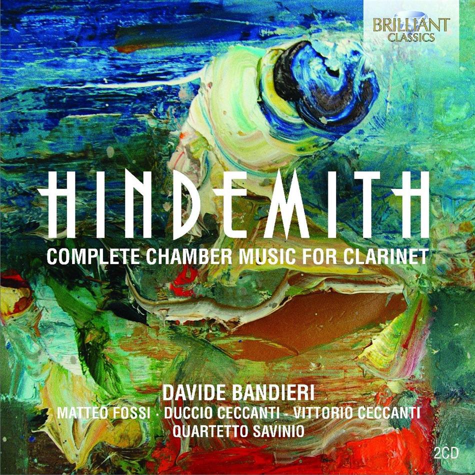 Paul Hindemith (1895-1963), Davide Bandieri & Matteo Fossi - Complete Chamber Music For Clarinet 2 CDs
