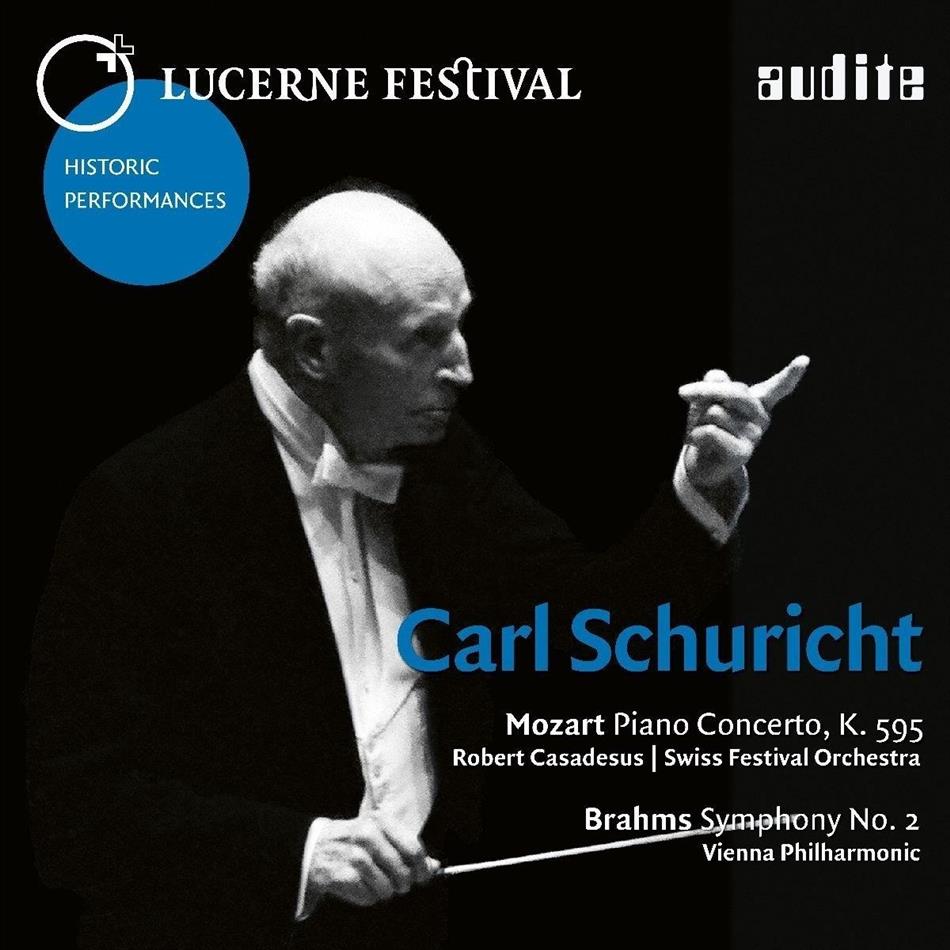 Carl Schuricht, Wolfgang Amadeus Mozart (1756-1791), Johannes Brahms (1833-1897), Casadesus Robert, … - Klavierkonzert KV 595, Symphonie Nr. 2