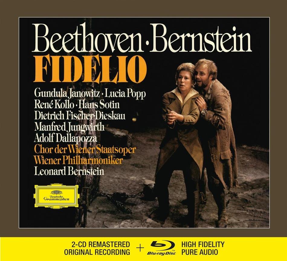 Gundula Janowitz, Lucia Popp, René Kollo, Dietrich Fischer-Dieskau, … - Fidelio - Remastered Original Recording + Blu-ray Audio 2 CDs