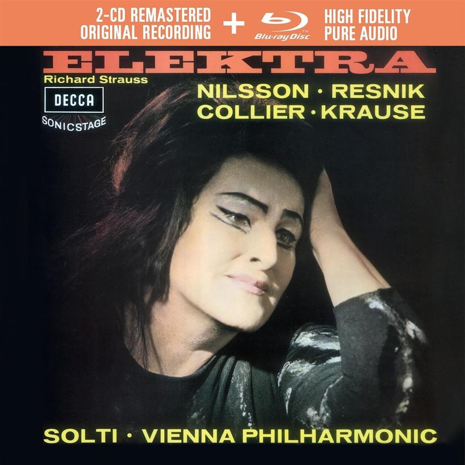 Birgit Nilsson, Regina Resnik, Tom Krause, Richard Strauss (1864-1949), … - Elektra - 2CD Remastered + Blu-ray Audio 2 CDs + Blu-ray