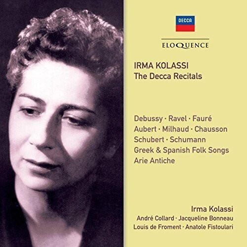 Irma Kolassi (Mezzo) - Decca Recitals 4 CDs