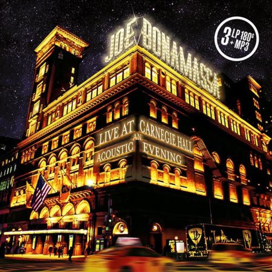Joe Bonamassa - Live At Carnegie Hall - An Acoustic Evening - Gold Vinyl Colored, 3 LP + Digital Copy