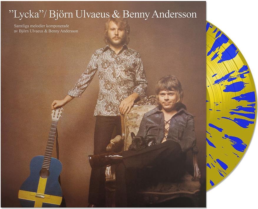 Björn Ulvaeus & Benny Andersson (ABBA) - Lycka - Blue And Yellow Vinyl Colored, LP + Digital Copy