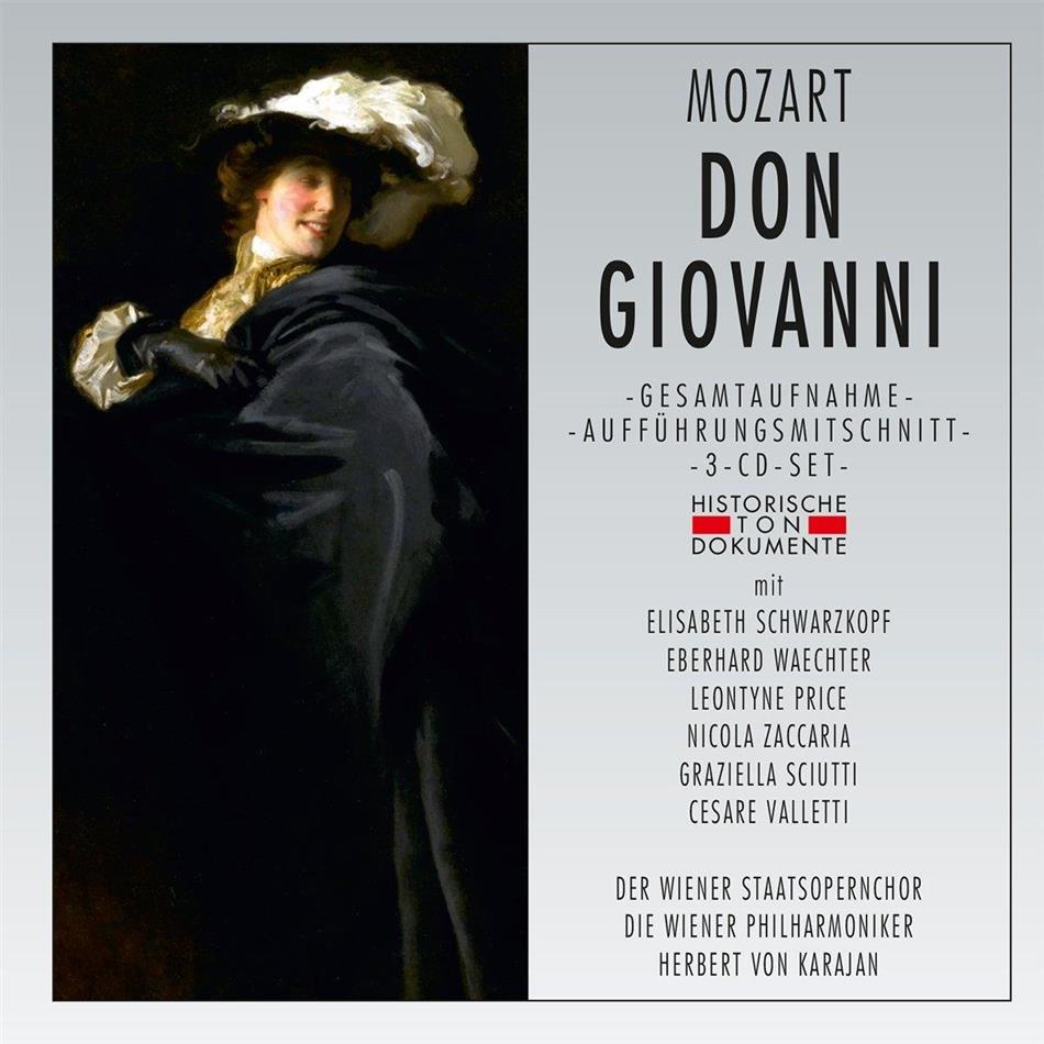 Elisabeth Schwarzkopf, Eberhard Wächter, Wolfgang Amadeus Mozart (1756-1791), Herbert von Karajan, … - Don Giovanni - Aufnahme 1960 3 CDs