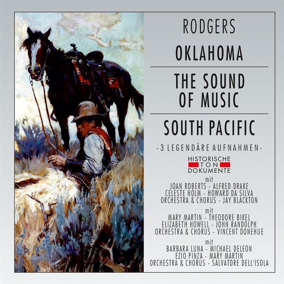 Alfred Drake, Joan Roberts & Richard Rodgers (1902-1979) - Oklahoma/The Sound Of Music/South Pacific - Aufnahmen 1943 (Oklahoma) & 1949 (South Pacific) & 1959 2 CDs