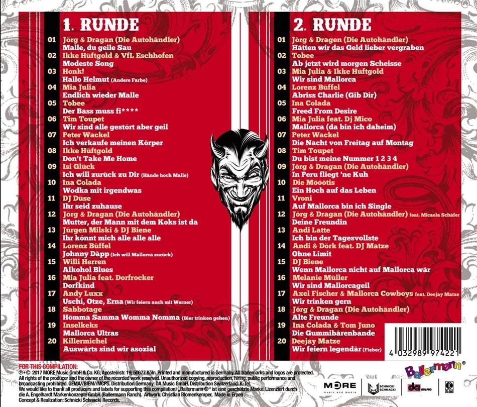 Ballermann Ultras - Vol. 1 2 CD