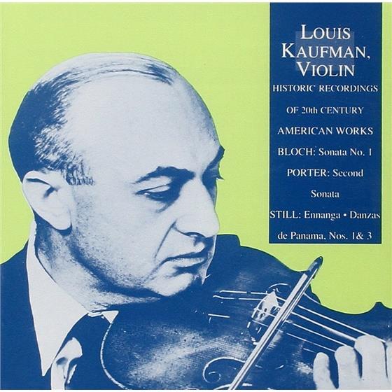 Quincy Porter, William Grant Still, Ernest Bloch (1880-1959) & Louis Kaufman - American Works
