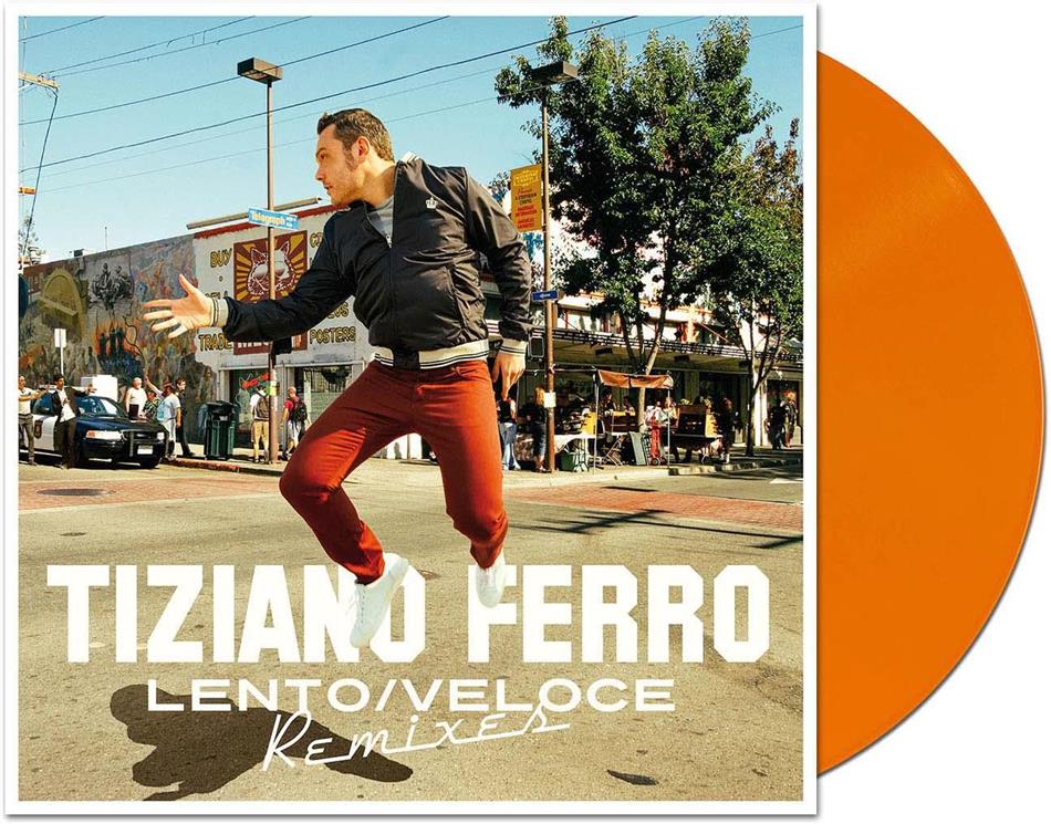 Tiziano Ferro - Lento/Veloce Remixes Limited Edition, Orange Vinyl, 2 10" Maxis
