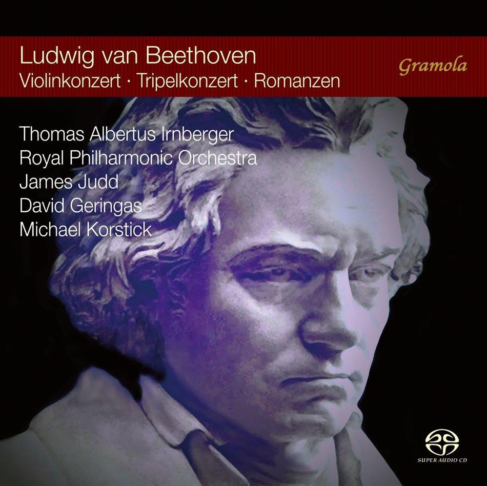 Ludwig van Beethoven (1770-1827), James Judd, Thomas Albertus Irnberger, David Geringas, … - Violinkonzert/Tripelkonzert/Romanzen 2 Hybrid SACDs