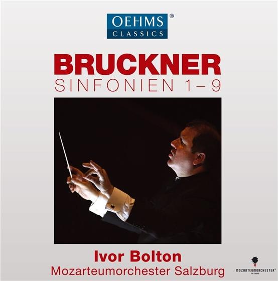 Anton Bruckner (1824-1896), Ivor Bolton & Mozarteum Orchester Salzburg - Symphonien Nr. 1-9 9 CD