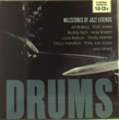 Drums - Milestones Of Legends - Various (10 CDs)