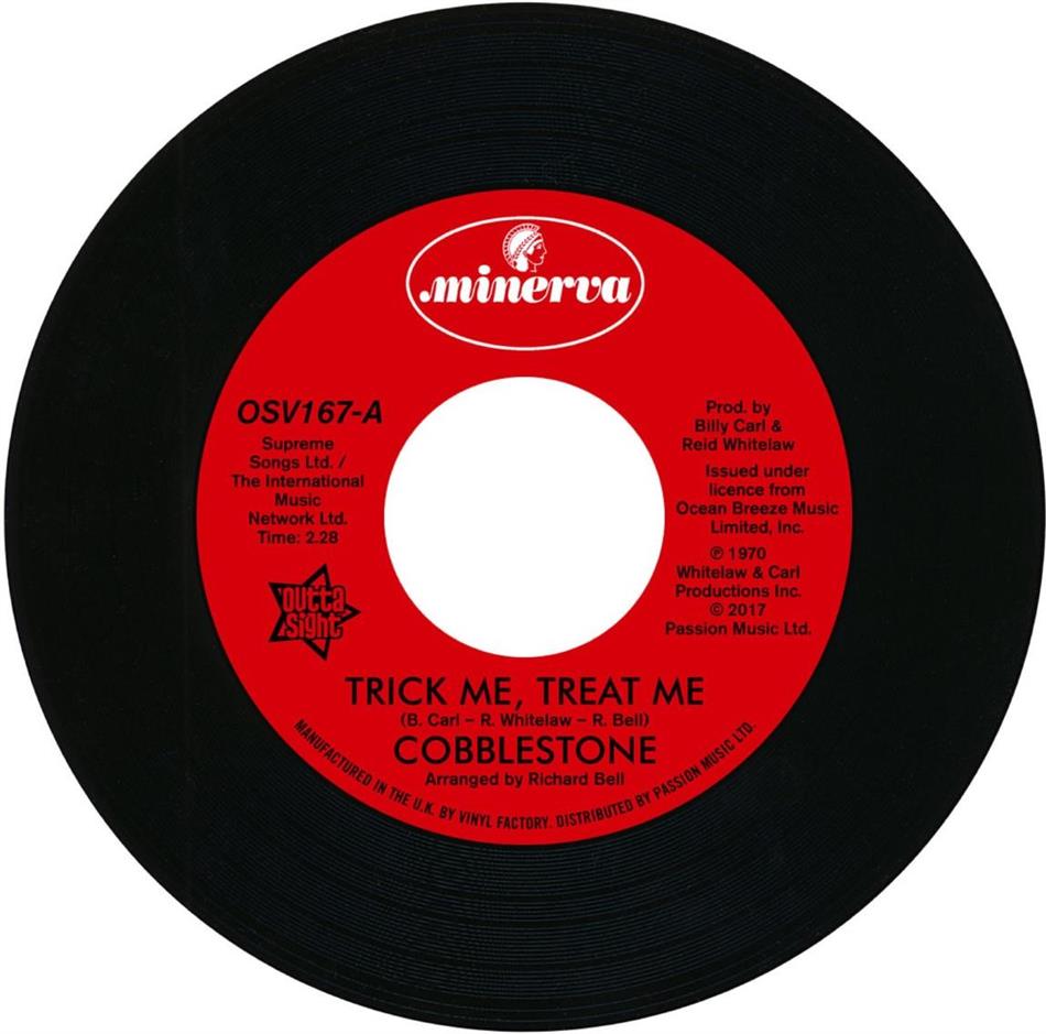 Cobblestone & Moods - Trick Me, Treat Me / Rainmaker - 7 Inch 7" Single