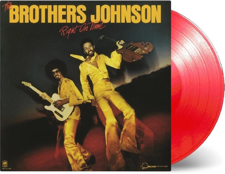 The Brothers Johnson - Right On Time Music On Vinyl, Limited Edition, Strawberry Red Vinyl, LP