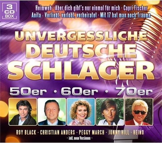 Unvergessliche Deutsche Schlager 3 CDs