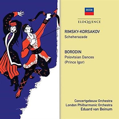 Nikolai Rimsky-Korssakoff (1844-1908), Alexander Borodin (1833-1887), Eduard van Beinum, Royal Concertgebouw Orchestra & The London Philharmonic Orchestra - Sheherazade / Polowetzer T&auml;nze