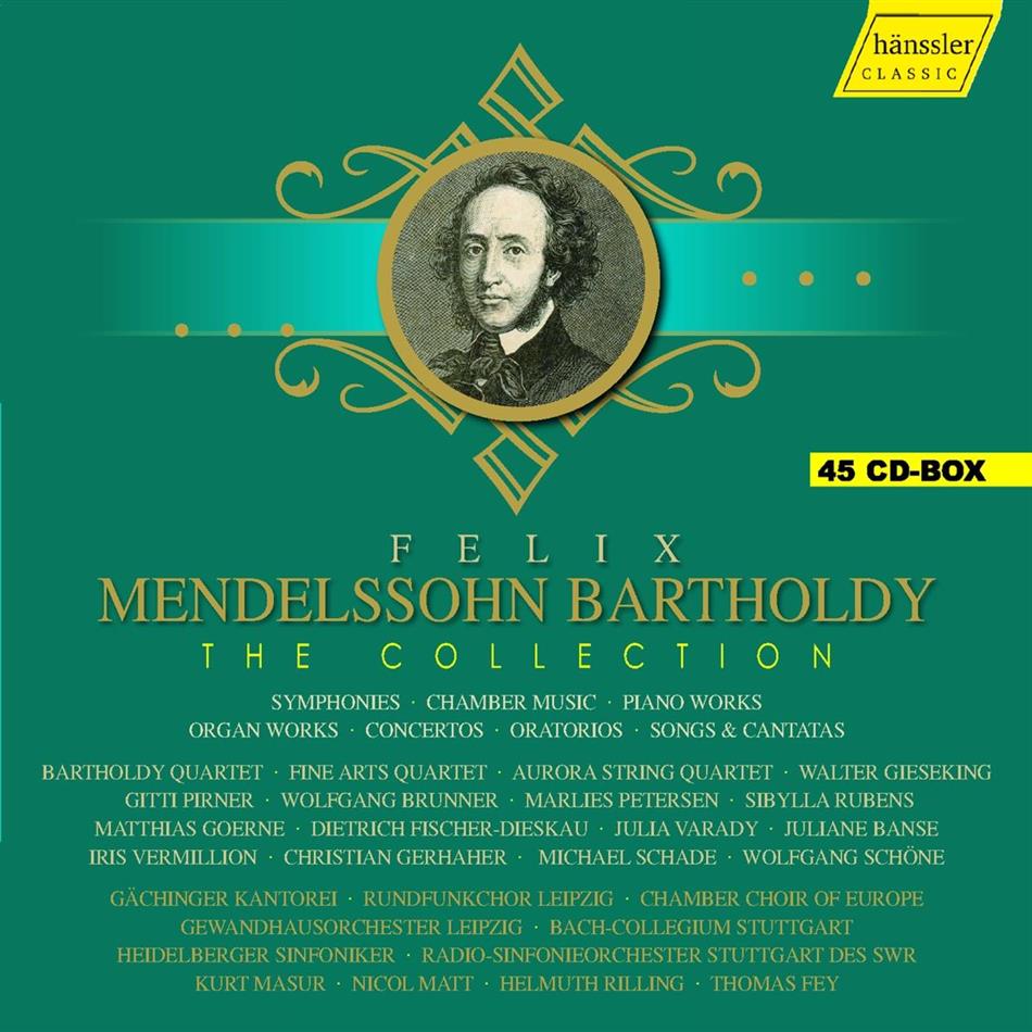 Various & Felix Mendelssohn-Bartholdy (1809-1847) - Mendelssohn - The Collection 45 CDs