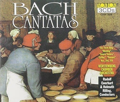 Johann Bernhard Bach I (1676-1749), Rudolf Ewerhart, Helmuth Rilling & Kammerorchester Württemberg - Kantaten 3 CDs
