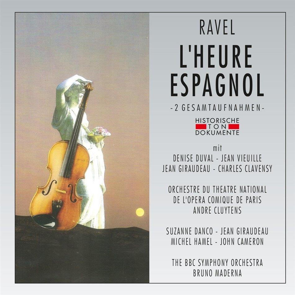 Suzanne Danco, Jean Giraudeau, Maurice Ravel (1875-1937), Bruno Maderna (1920-1973) & BBC Symphony Orchestra - L'heure Espagnol - Aufnahme 1960 London 2 CD