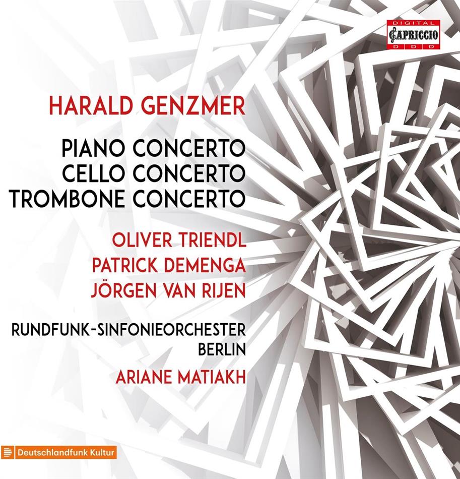 Triendl, Van, Harald Genzmer (1909-2007) & Thomas Demenga - Piano Concerto/Cello Concerto/