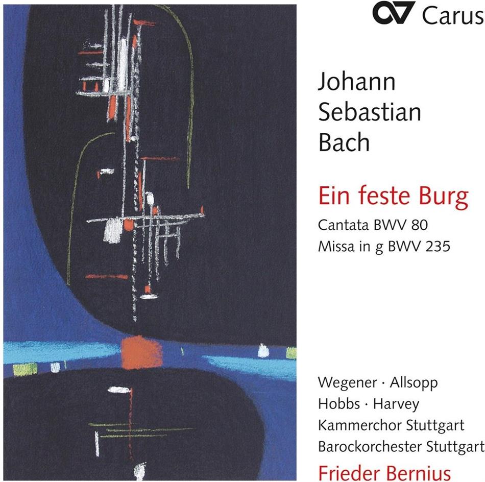 Sarah Wegener, David Allsopp, Johann Sebastian Bach (1685-1750), Frieder Bernius, … - Ein Feste Burg BWV 80/Messe g-moll BWV 235 "Lutherische Messe"