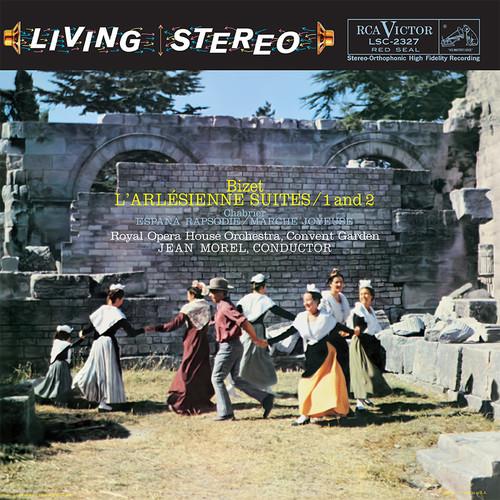 Georges Bizet (1838-1875), Alexis Emanuel Chabrier (1841-1894), Jean Morel & Orchestra of the Royal Opera House - Bizet: L'arlesienne Suites 1 And 2, Chabrier: España Rhapsodie - Marche Joyeuse LP