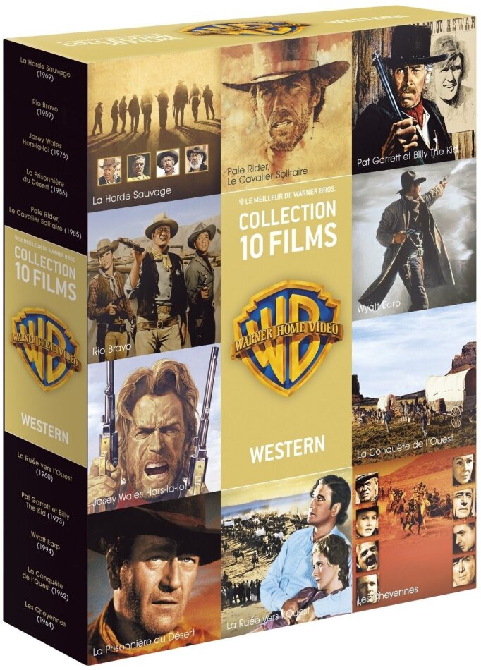 Le meilleur de Warner Bros - Collection 10 Films - Western 12 DVD