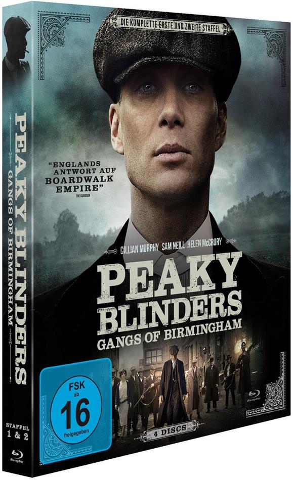 Peaky Blinders - Gangs of Birmingham - Staffel 1 + 2 4 Blu-ray