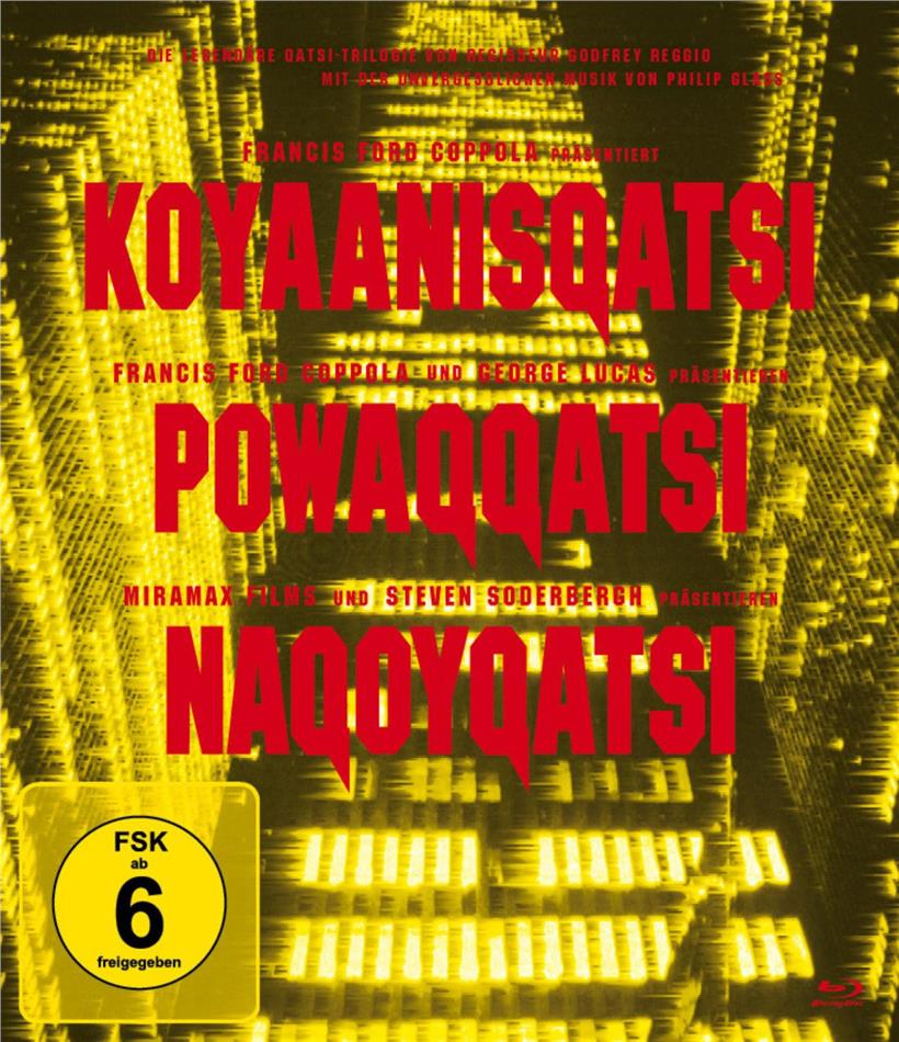 Koyaanisquatsi / Powaqqatsi / Naqoyqatsi - Die Qatsi-Trilogie 3 Blu-rays