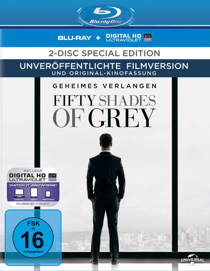 Fifty Shades of Grey - Geheimes Verlangen (2015) Special Edition, Blu-ray + DVD