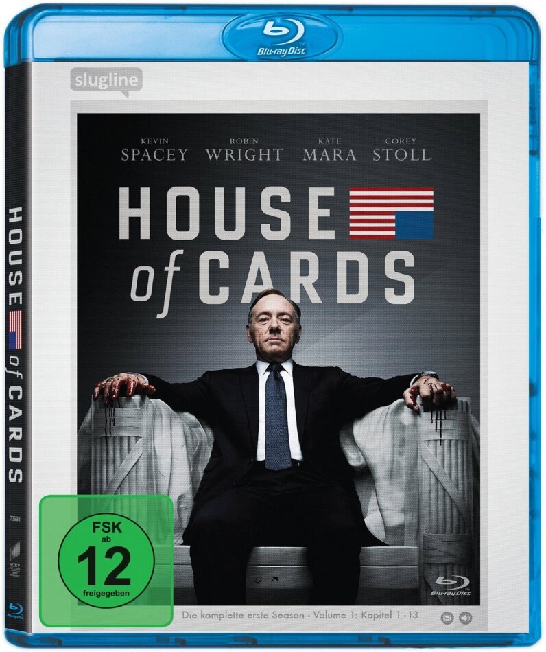 House of Cards - Staffel 1 Neuauflage, 4 Blu-rays