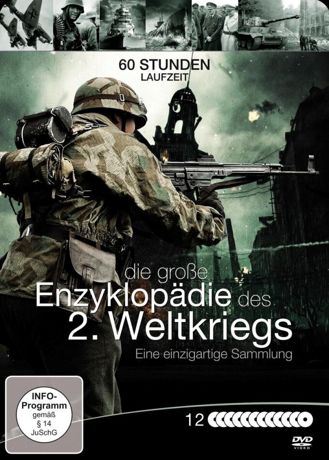 Die grosse Enzyklopädie des 2. Weltkriegs - Eine einzigartige Sammlung Steelbox, 12 DVDs